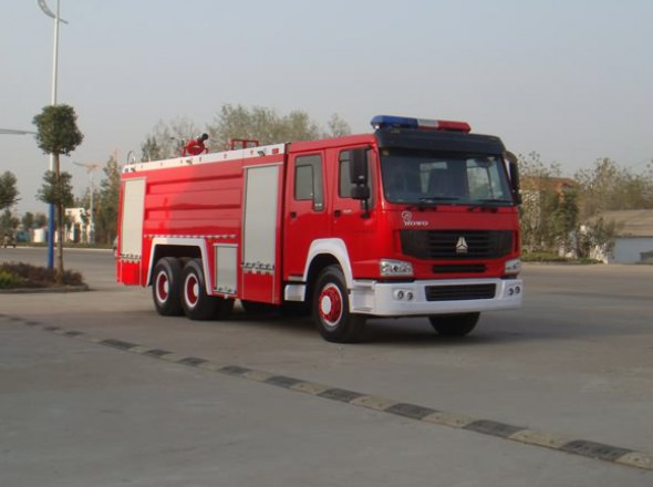 湖北江南 江特 290马力 6×4 水罐消防车(JDF5280GXFSG120Z)整拆件