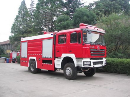 陕西银河 270马力 4×4 水罐消防车(BX5190GXFSG70S)整拆件