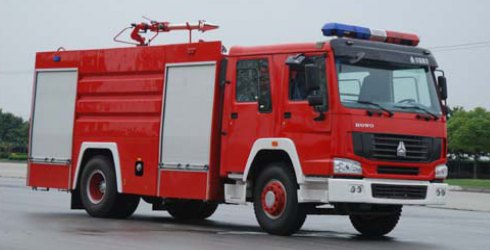 上海格拉曼 上格 266马力 4×2 泡沫消防车(SGX5191GXFPM80)整拆件