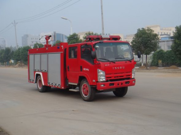 湖北江南 江特 190马力 4×2 水罐消防车(JDF5102GXFSG30)整拆件