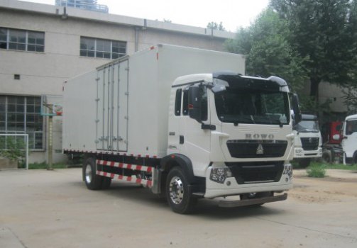 中国重汽 HOWO-T5G 中卡 180马力 4×2 厢式 排半 载货车(ZZ5167XXYK561GE1)整拆件
