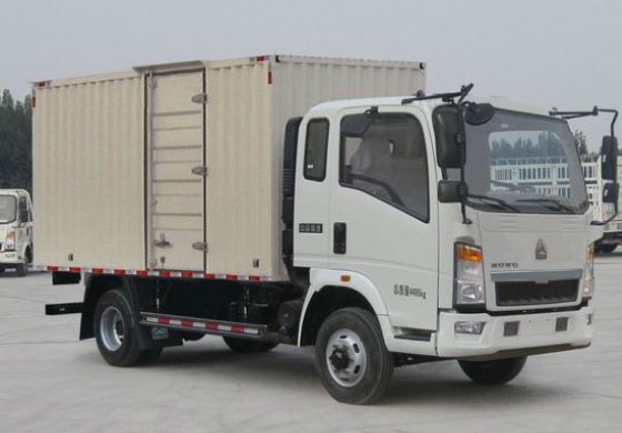 中国重汽 HOWO 悍将 轻卡 170马力 4×2 厢式 排半 载货车(ZZ5047XXYG3314E145)整拆件