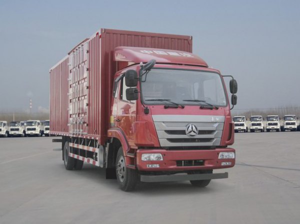 中国重汽 豪瀚J5G 中卡 180马力 4×2 厢式 排半 载货车(ZZ5165XXYG5613E1B)整拆件