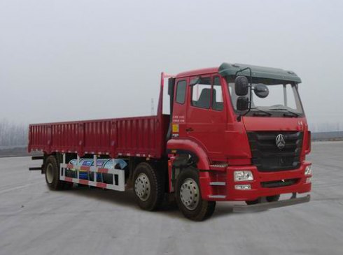 中国重汽 豪瀚J7B 重卡 290马力 6×2 栏板式 排半 载货车(ZZ1255M56C3E1L)整拆件