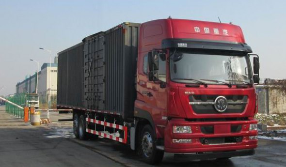 中国重汽 斯太尔DM5G 重卡 310马力 6×2 厢式 排半 载货车(ZZ5203XXYM60HGE1)整拆件