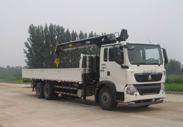 中国重汽 HOWO 280马力 6×4 随车起重运输车(ZZ5257JSQM584GD1B)整拆件