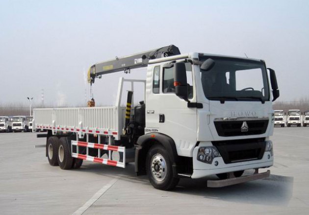 中国重汽 HOWO 280马力 6×4 随车起重运输车(ZZ5257JSQM584GD1)整拆件