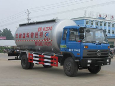 湖北程力 程力威 160马力 4×2 低密度粉粒物料运输车(CLW5160GFLT3)整拆件